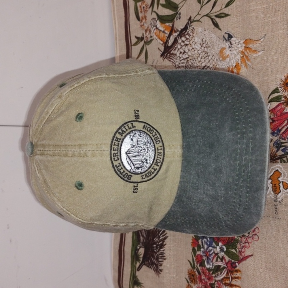 Butte Creek Mill Eagle Point, Oregon Embroidered Strapback Hat Cap